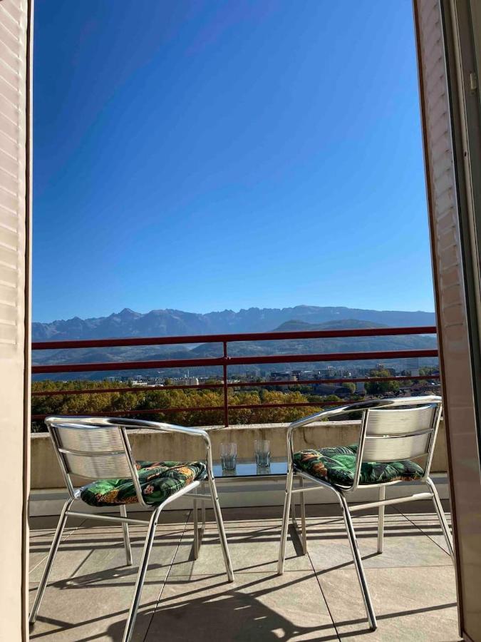 2 Terrasses Vue A 360 Sur Les Montagnes Appartement Grenoble Buitenkant foto